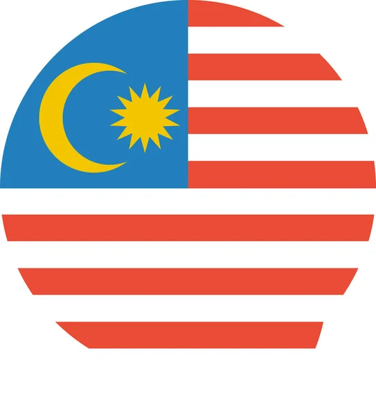 Bendera Malaysia Latar Belakang Konsep Bendera Dunia - Stok Vektor