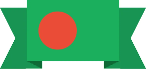 Прапор Бангладеш Світова Концепція Прапора — стоковий вектор