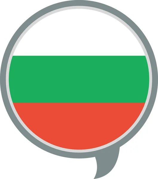 Bandeira Bulgária Ilustração Vetorial — Vetor de Stock