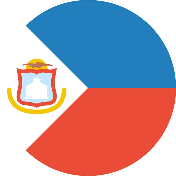 Bandeira Sint Maarten — Vetor de Stock