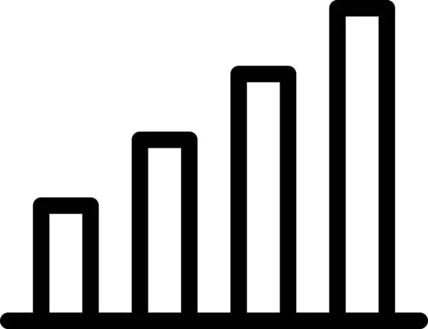 ビジネスチャートのアイコン 分析の概念 ミニマリズムのベクトル図 — ストックベクタ