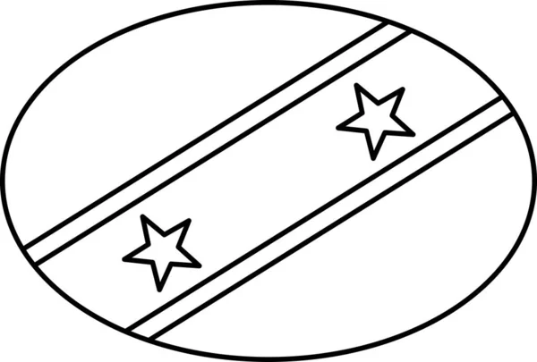 聖キッツとネビスの旗 — ストックベクタ