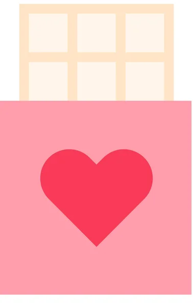 Ícone Corações Valentine Ilustração Vetor Minimalista — Vetor de Stock