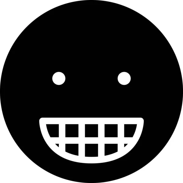 Χαμόγελο Πρόσωπο Avatar Emoticon Διανυσματική Απεικόνιση — Διανυσματικό Αρχείο