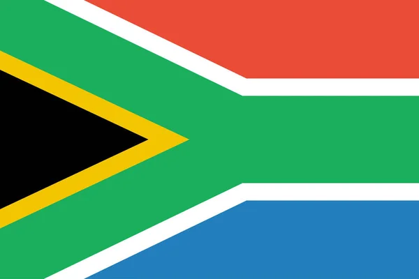 Drapeau Afrique Sud Fond Concept Drapeau Mondial — Image vectorielle