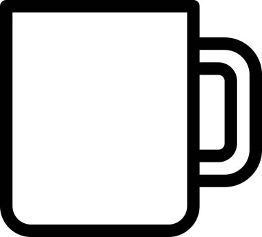 Kahve fincanının vektör çizimi