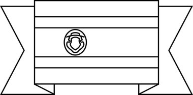 Kosta Rika 'nın bayrağı düz simge, vektör illüstrasyonu 