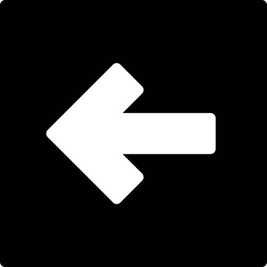 Beyaz arkaplanda izole edilmiş ok yönü, vektör illüstrasyonu