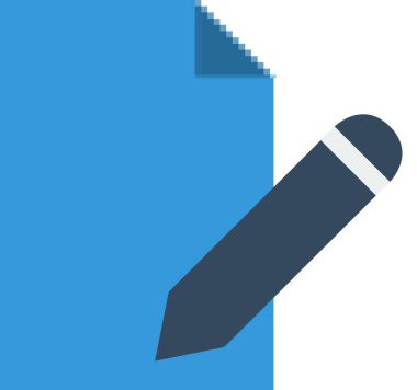 dosya düz simgesi, vektör, illüstrasyon 