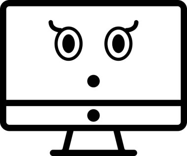 ifade yüz ifadeleri vektör illüstrasyonu