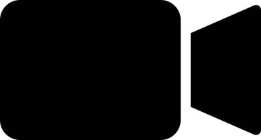 Kamera simgesi, Vektör düz biçim İllüstrasyon