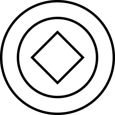 Ay para simgesi şablonunun vektör resmi