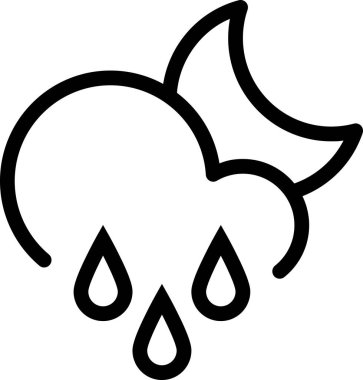 gece web vektör resimleme arkaplanı