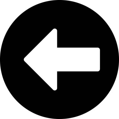 Beyaz arkaplanda izole edilmiş ok yönü, vektör illüstrasyonu