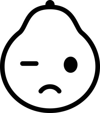 Greyfurt ifadesi yüz ifadesi yüz ifadeleri vektörü, üzgün yüz avatarı