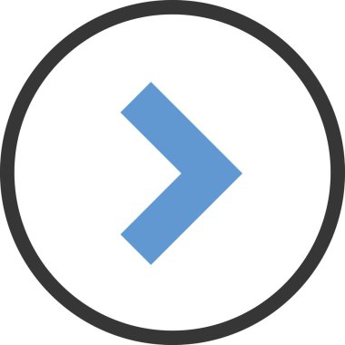 Beyaz arkaplanda izole edilmiş ok simgesi, vektör illüstrasyonu