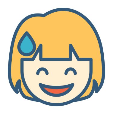 ter gülüşü konsepti, vektör çizimi