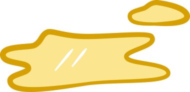 Pee dog, vektör illüstrasyonu