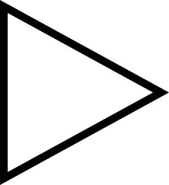 Beyaz arkaplanda izole edilmiş ok yönü, vektör illüstrasyonu