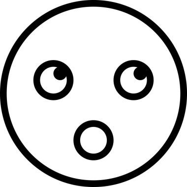 şaşırmış yüz avatarı, ifade duygu hali