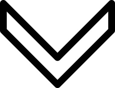 Beyaz arkaplanda izole edilmiş ok yönü, vektör illüstrasyonu