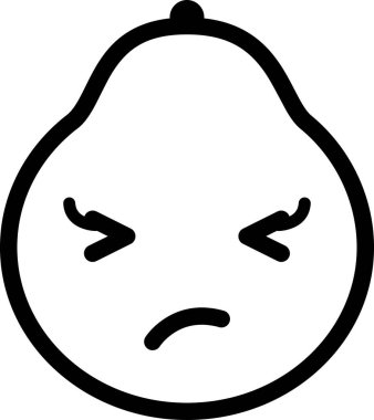 Greyfurt ifadesi yüz ifadesi yüz ifadeleri vektörü, mucize yüz avatarı