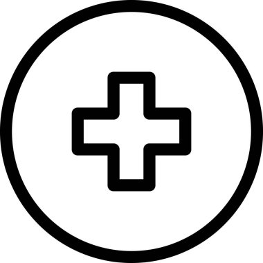 tıbbi düz simge, vektör illüstrasyonu