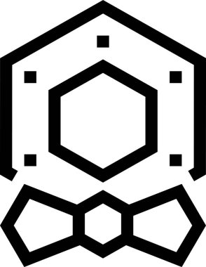 Basit Noel dekorasyonunun vektör simgesi