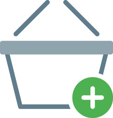 Sepet web vektör resimleme arkaplanı