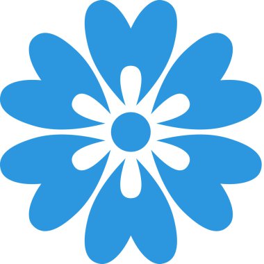 Çiçek süslemesinin vektör illüstrasyonu, çiçek bitkisi sanatı