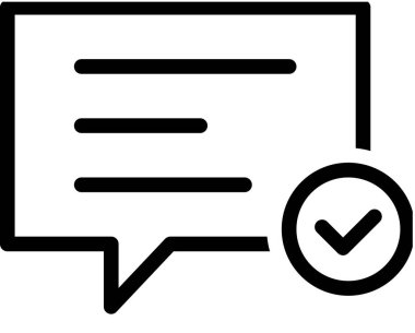  İleti yorum vektörü, illüstrasyon