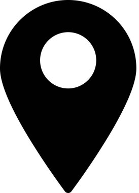 konum belirleyici simgesi, navigasyon konsepti, vektör illüstrasyonu