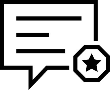  İleti yorum vektörü, illüstrasyon