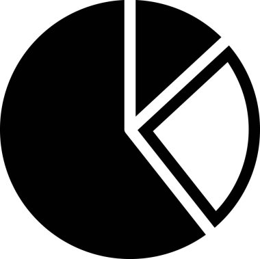 iş grafiği simgesi, analitik konsept, minimalist vektör illüstrasyonu