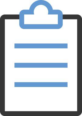 düzenleyici dosya simgesi, asgari vektör illüstrasyonu