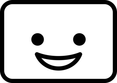 kahkaha avatarı, duygu konsepti vektör çizimi