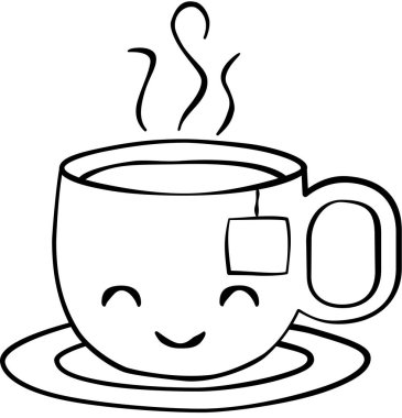 Gülümseme ifadesi yüz ifadeleri vektör illüstrasyonu