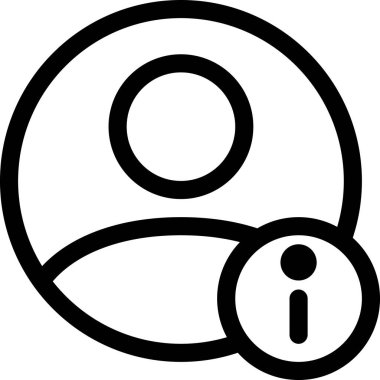 bilgi simgesi, asgari vektör illüstrasyonu