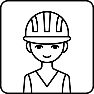 Erkek yüzü, çocuk avatar konsepti, insanlar gülümseme ikonu, minimalist vektör illüstrasyonu