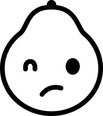 Greyfurt ifadesi yüz ifadesi yüz ifadeleri vektörü, mucize yüz avatarı