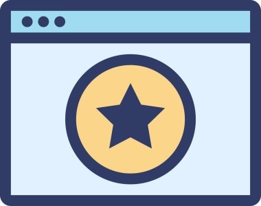 websitesi optimizasyon simgesi, minimalist vektör illüstrasyonu