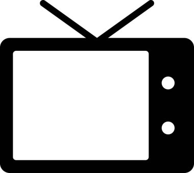 televizyon web vektör resimleme arkaplanı 