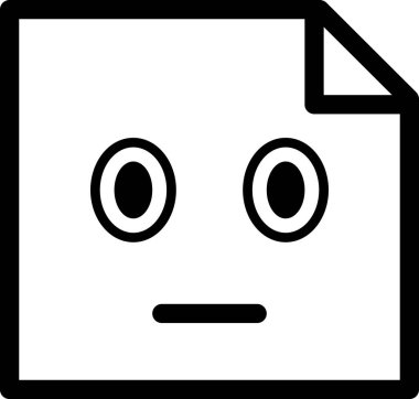 ifade yüz ifadeleri vektör illüstrasyonu