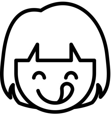 emoticon konsepti, vektör illüstrasyonu ye