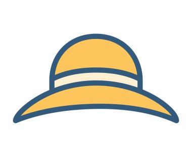 şık şapka vektör ilüstrasyonu 