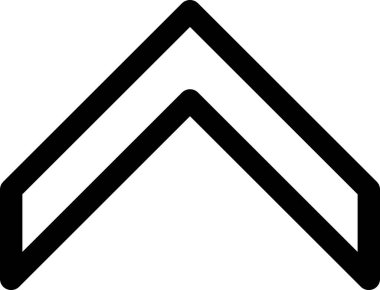 Beyaz arkaplanda izole edilmiş ok yönü, vektör illüstrasyonu