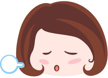 kız güzel vektör illüstrasyonu minimalistik 