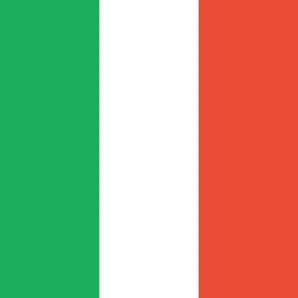Vlag Van Italië Achtergrond Van Het Wereldvlaggenconcept — Stockvector