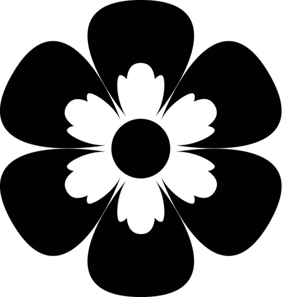 Διανυσματική Απεικόνιση Των Λουλουδιών Στολίδι Λουλούδι Τέχνης Χλωρίδας — Διανυσματικό Αρχείο