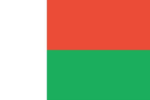 Bandera Madagascar Fondo Del Concepto Bandera Mundial — Archivo Imágenes Vectoriales